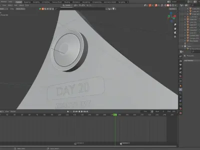 Day 20 Alarm Free 3D model