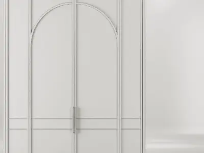 Entrance door set19 3D model