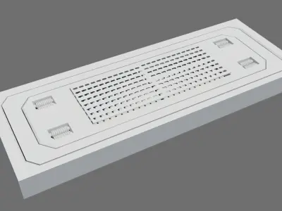 Sci-fi floor 3D model