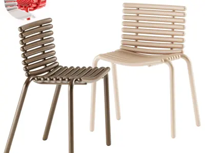 TUBA DINING CHAIR by Diabla 3D model