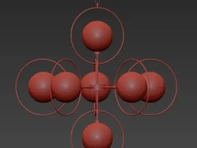 Alfa chandeleir 3D model