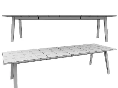 table A Line 3D model