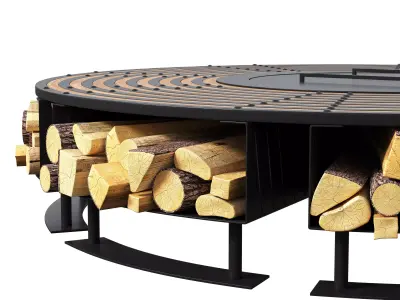 Fire Pit 09 3D model