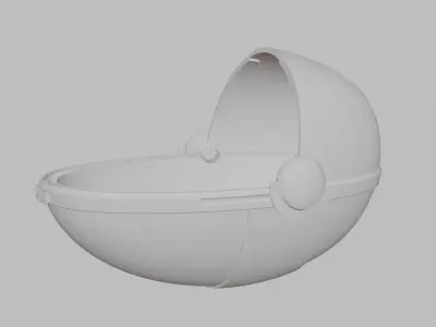 Baby Yoda Pod 3D model