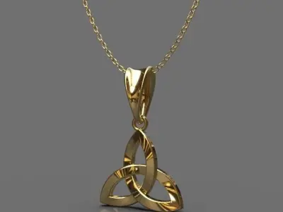Light trinity pendant 3D print model