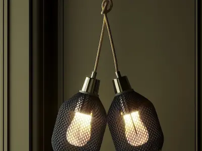 HIVE SHADE and PLUMEN 002 LED 3D model
