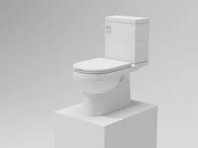 Toilet 3d model 3D model