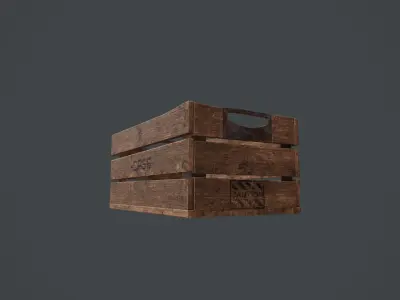 CASE LOW POLY HIGH QUALITY Low-poly 3D model