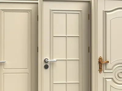 Doors interior 3D model