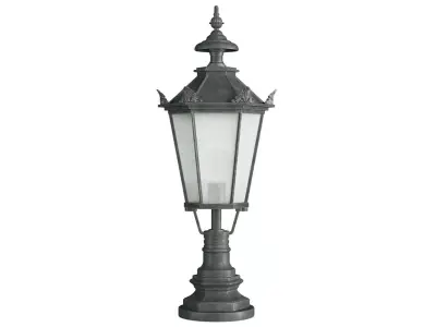 Classic street Outdoor landscape wrought  light Lamp Lantern  3D model