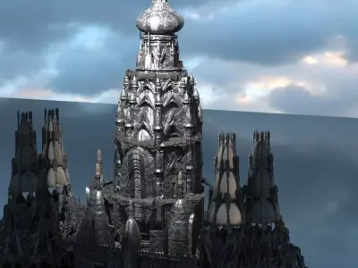 Tower of Barad dur officers tower 3D model