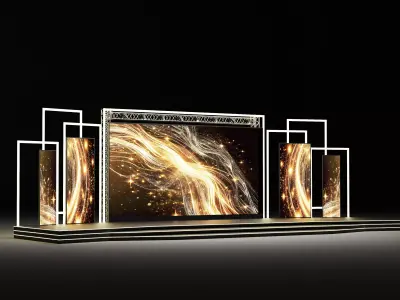 Event stage design 02 3D model