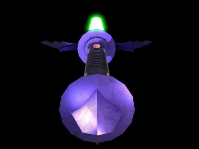 Lightsaber Master Sword  Low-poly 3D model