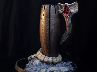 Hammerpede ready for 3D print prometheus alien covenant 3D print model