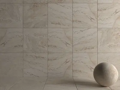 Stone Wall Tiles Antico Ivory 80x80 Set 2 Texture