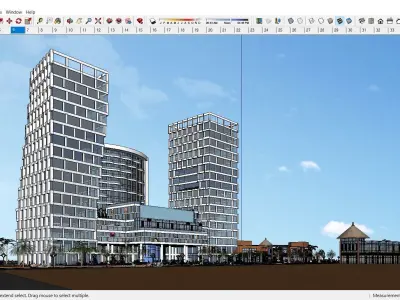 Sketchup Shopping Center E2 3D model