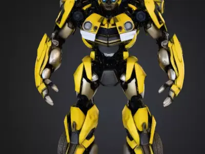 bumblebee transformers Sci-Fi Mecha Robot 3D print model