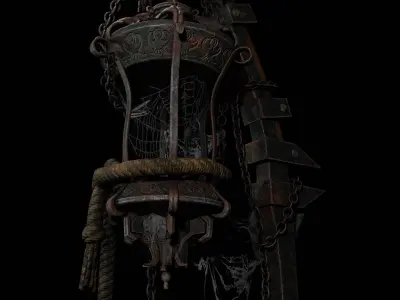 Vintage Medivel Latern 3D model