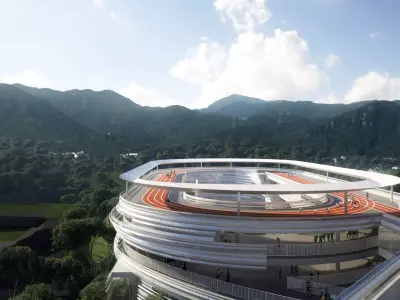 Modern CBD Skyscraper Complex 3D model