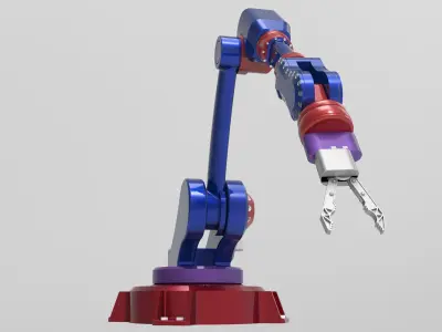 Industrial Robot Arm 3D model
