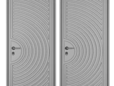 Entrance door set234 3D model