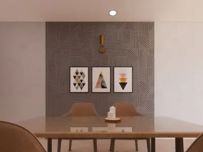 Apartment interior 3D model