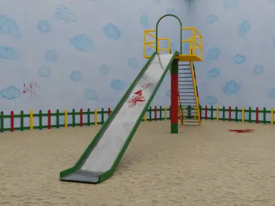 Squid Game Dalgona Playground Map 3D model