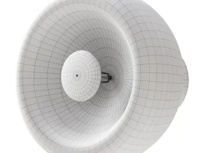 Wall lamp Delight Collection Anodine 80 brass 3D model