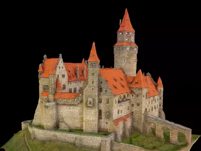Bouzov Castle 3D model