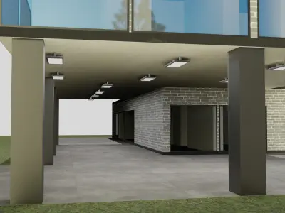 Villa house 3D model