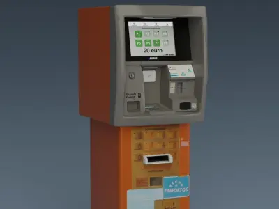 TerminalOPT Low-poly 3D model