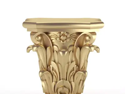 classic column 3D model
