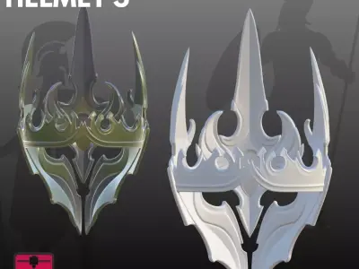 Cosplay Helmets STL Collectible 3D Models 3D print model