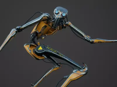 IXARUS SCI-FI 3D MID POLY 3d MODEL Game Ready Low-poly 3D model