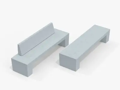 METALCO SARAH BENCHES COLLECTION 3D model