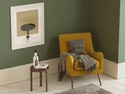 Furniture Decor Set 3D model