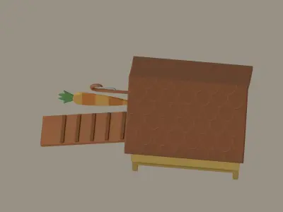 Bunny House 3D model