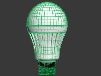 energy saver led bulb 3D model
