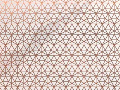 Rose Gold Geometric Mesh Texture