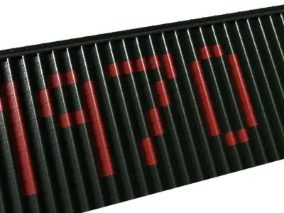 3d adjustable roof tiles 3D model