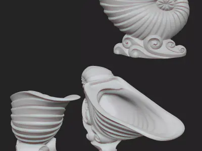 Sea shell 3D print model