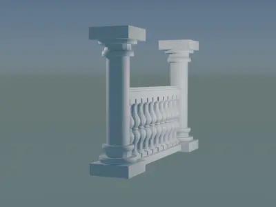 Concrete Baluster 3D print model