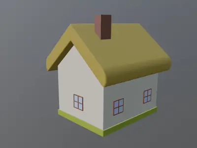 Simple House 3D model