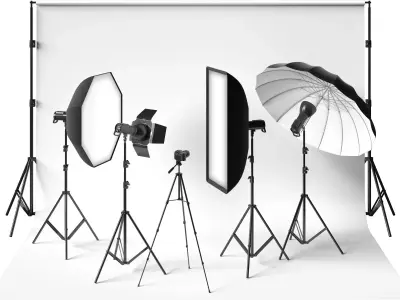 Photo Studio Kit 3D model