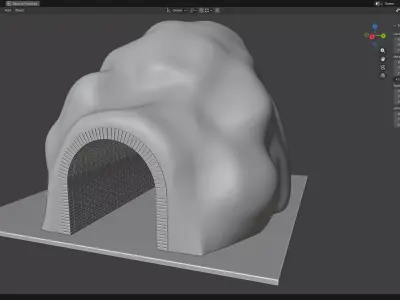 Tunnel 3D print model