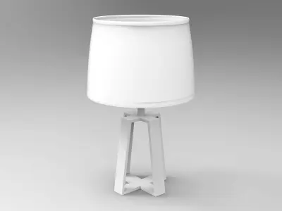 Bed Side Lamp 003 Low-poly 3D model