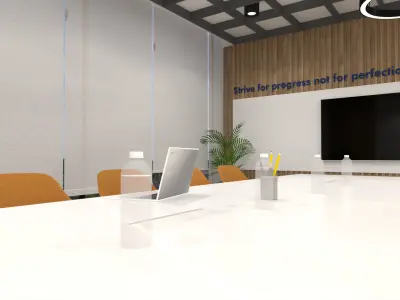 Modern Conference Room 10 pax 3D model