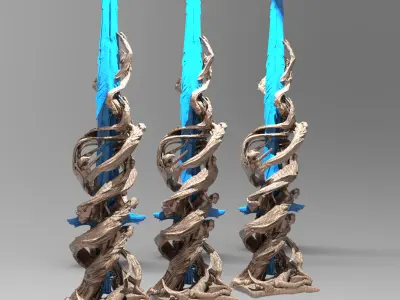 Excalibur Stand 3D model