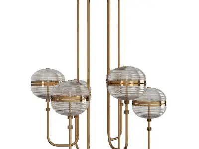 Ayler Ceiling Lamp collection Low-poly 3D model