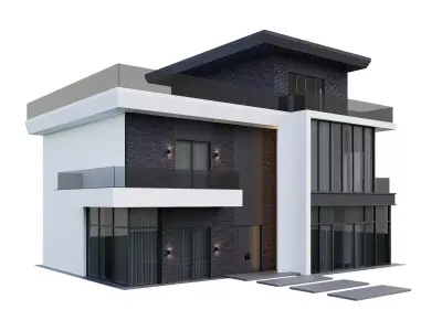 Modern Villa Exterior 3D model